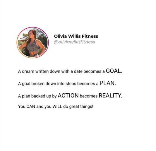 Have you written down  your Health/Fitness or Body Goals?