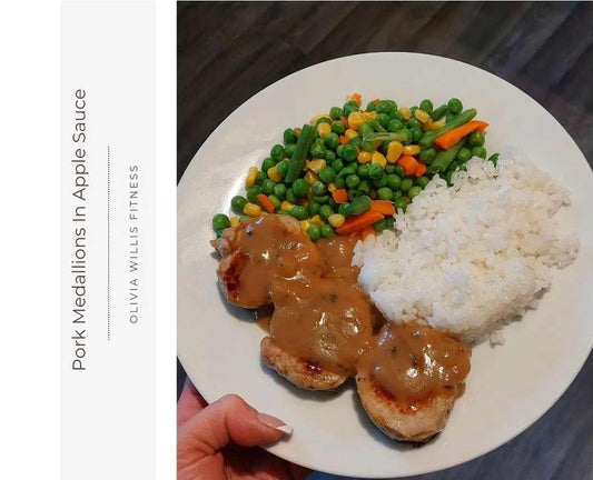 Tasty Dinner Idea Only 435 Calories (Pork in Apple Cider Sauce)